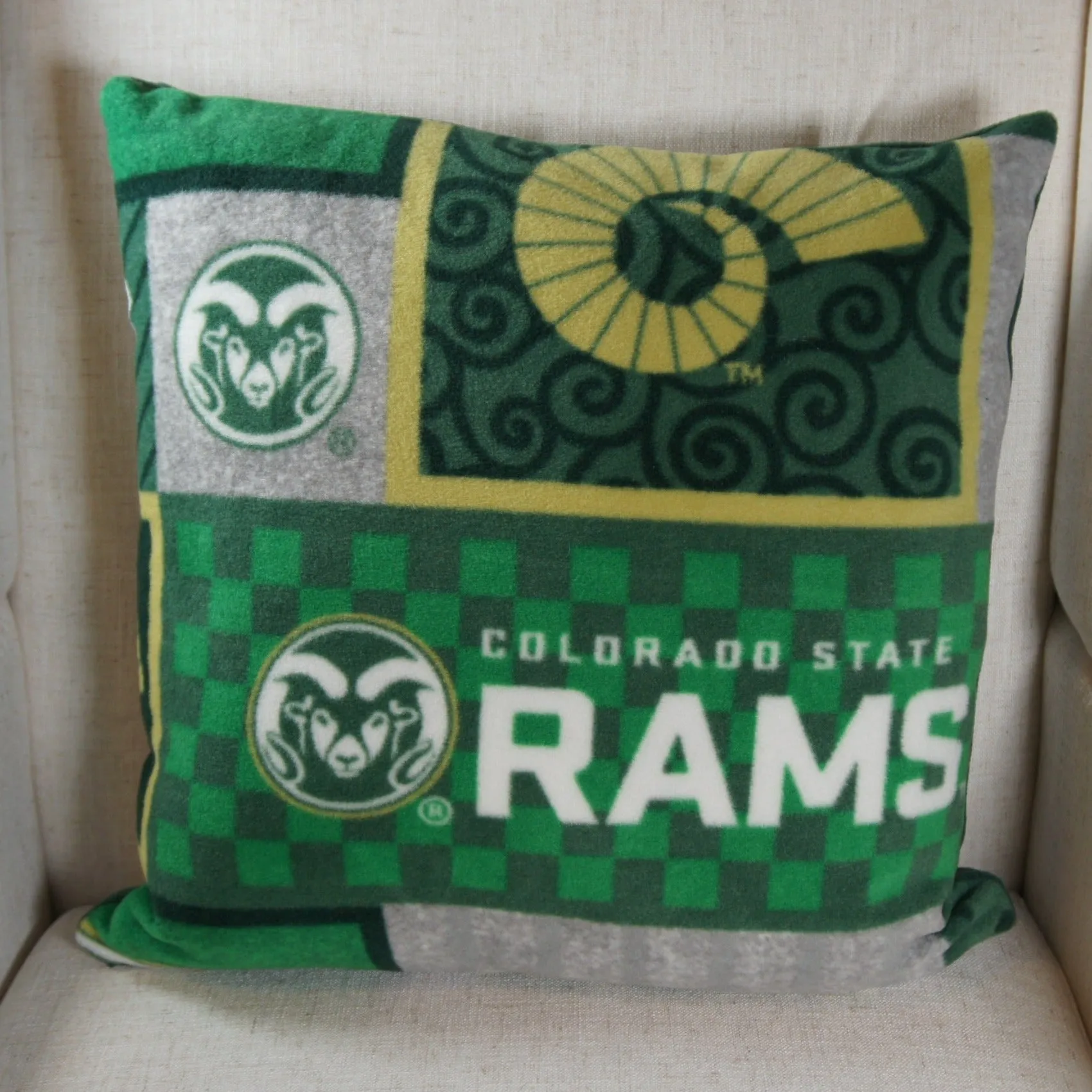 Pillows - College - NCAA - Colorado State University-CSU - Rams - 18 inch