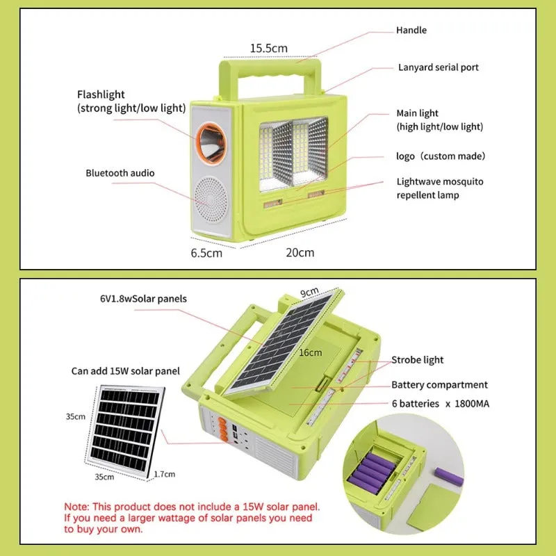 Portable Multifunction Solar Energy