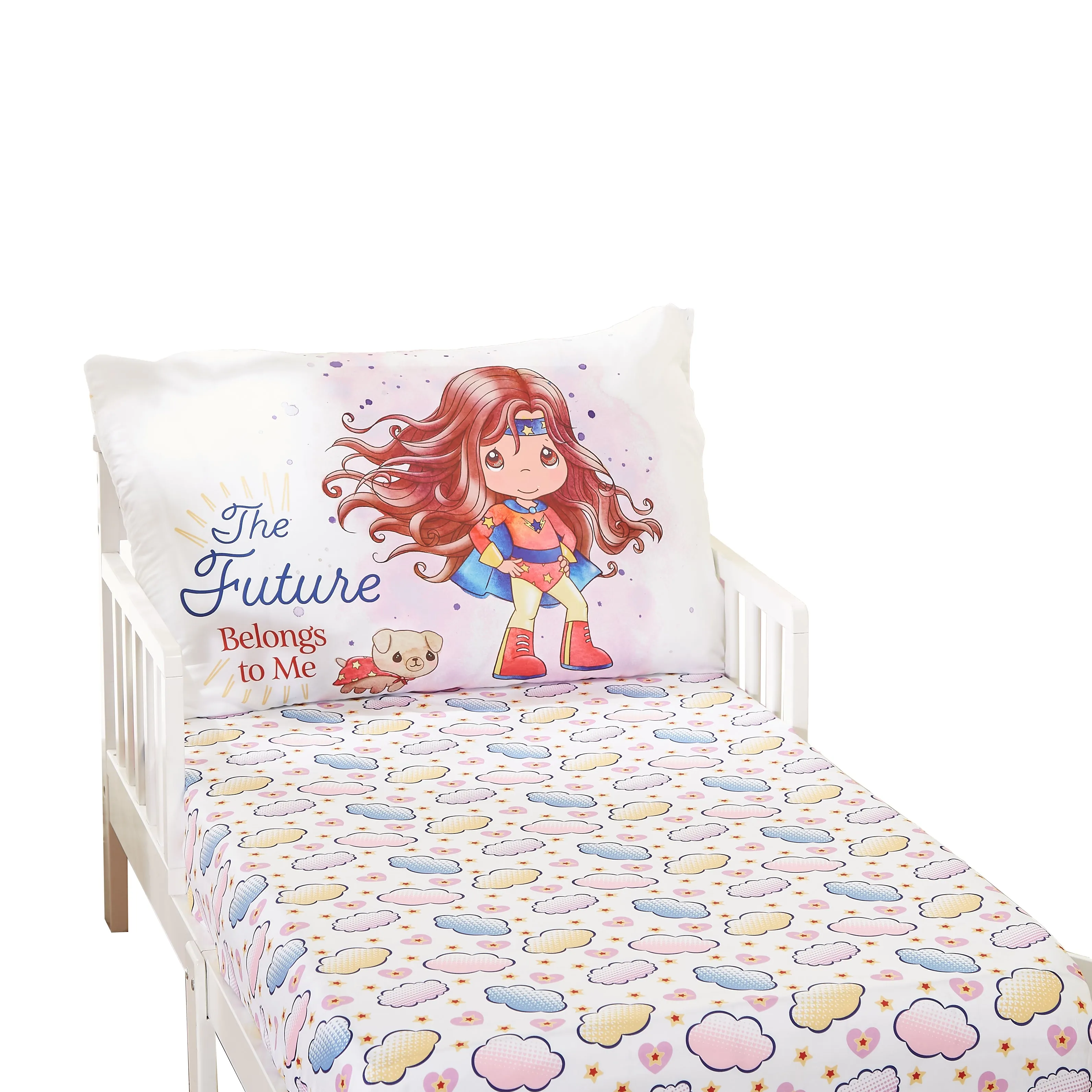 Precious Moments Girls 2 Pc Toddler Sheet Set