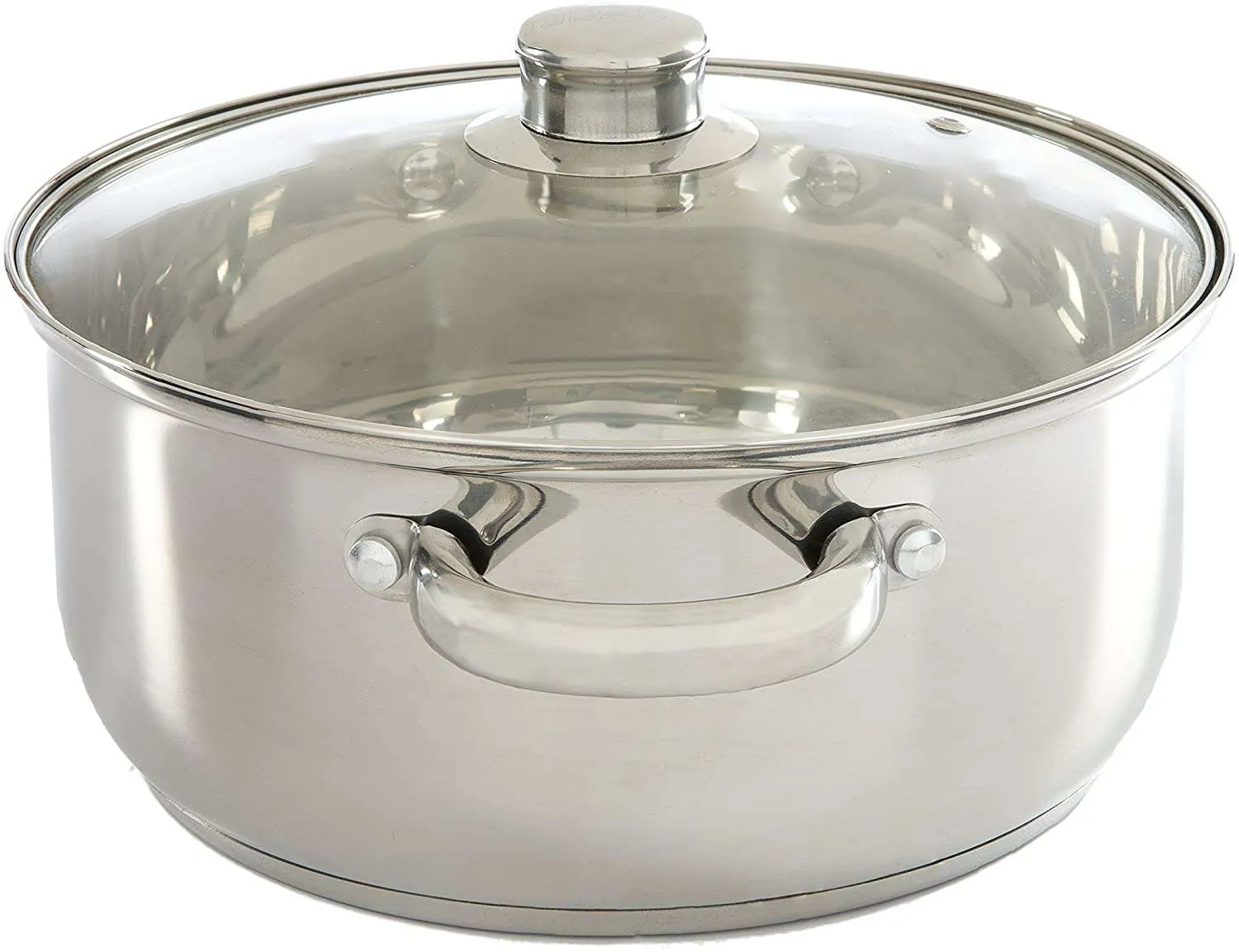 Pure Intentions Dutch Oven With Glass Lid, 5 Quart - Ecolution