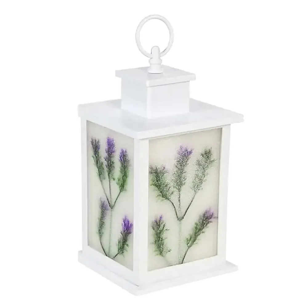 Purple Lilac LED Lantern 8LED749