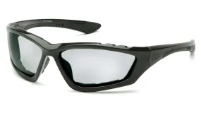 Pyramex SB8725DTP Accurist Black Safety Glasses W/ Light Gray Anti-Fog Lens (12 each)