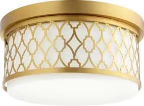 Quorum 344-14-80 Ceiling Mount - Aged Brass