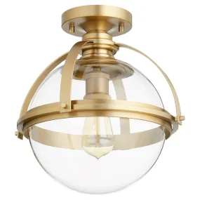 Quorum 38-13-80 Ceiling Mount - Aged Brass