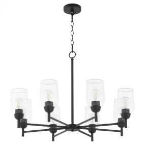 Quorum International WALLINGER 6112-8-59 Chandelier - Matte Black