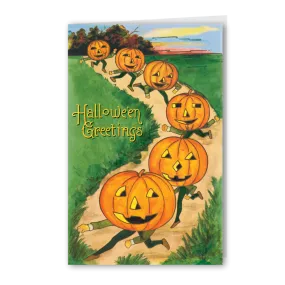 "Jack O'lantern Parade " Greeting Card