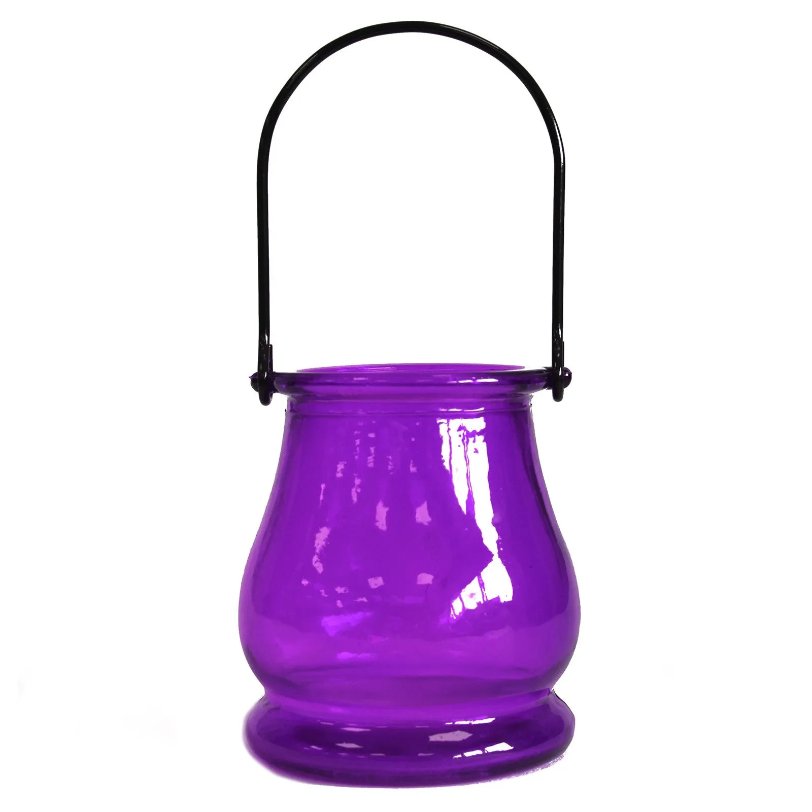 Recycled Glass Candle / Tealight Lantern - Choice of Colours