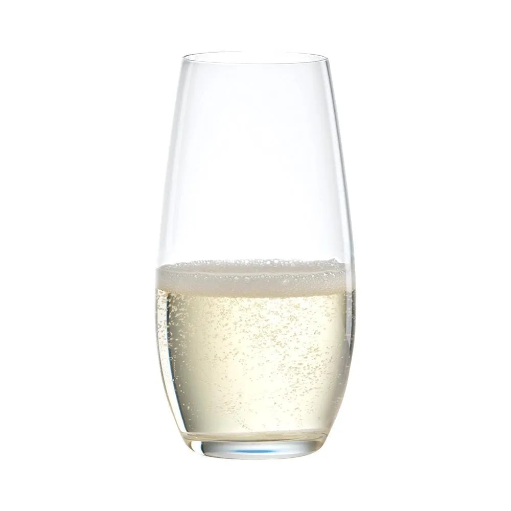 Riedel O Wine Tumbler Stemless Champagne Glasses (Set of 4)