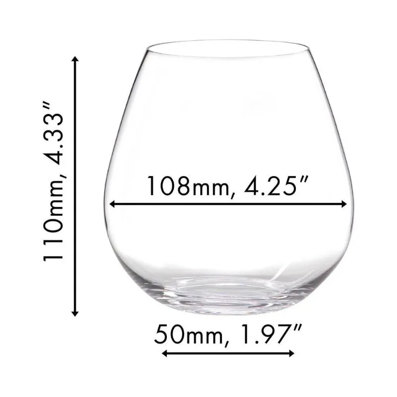 Riedel O Wine Tumbler Wine Tumbler Pinot Noir / Nebbiolo Glasses (Set of 6)