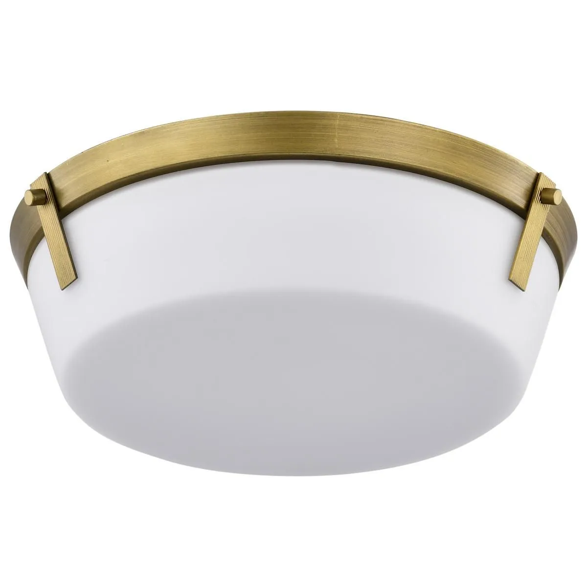 Rowen 15 in. 3 lights Flush Mount Light Natural Brass Finish