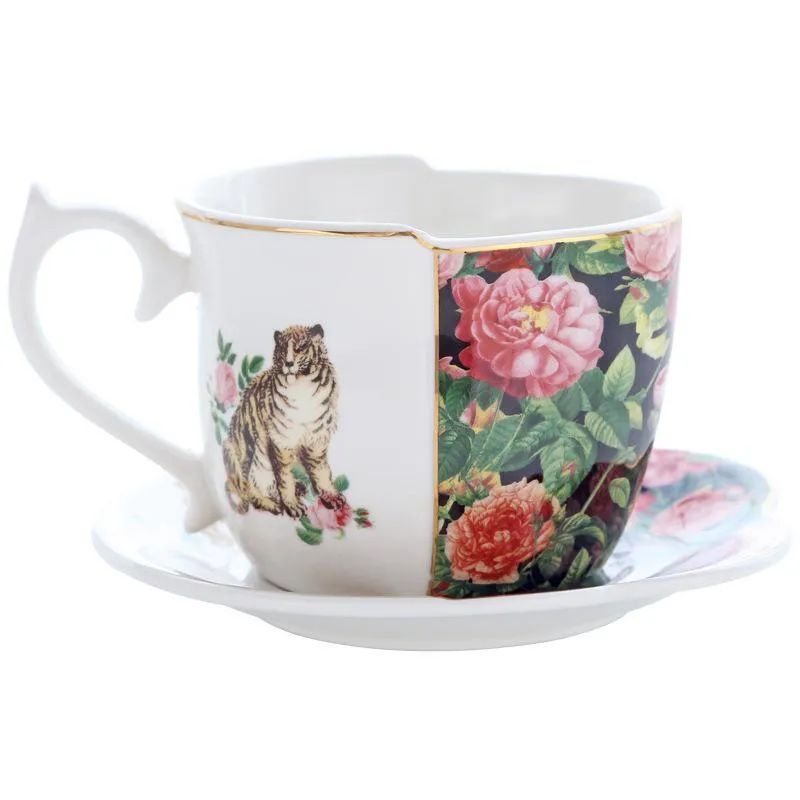 Safari Cup & Saucer - Set of 2