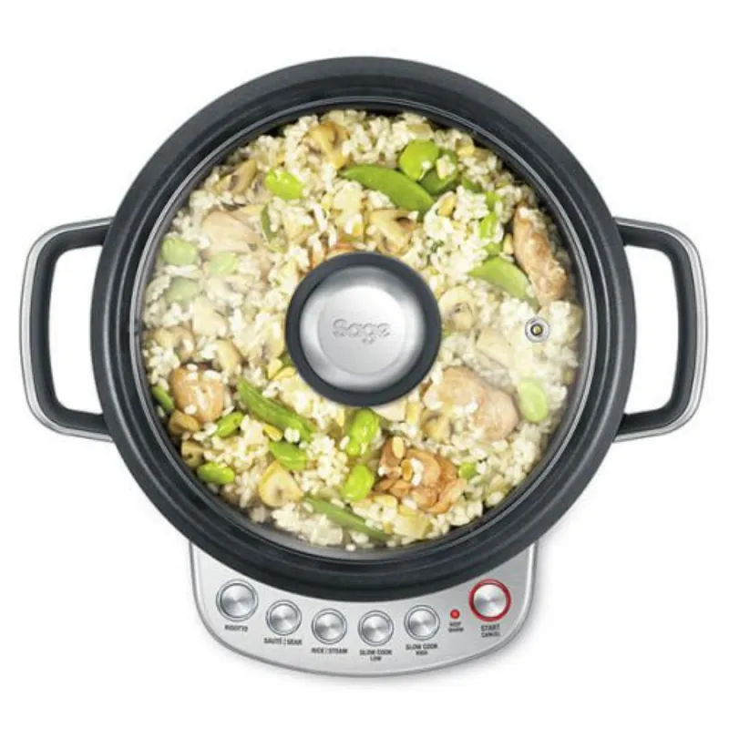 Sage: The Risotto Plus Multi Cooker with Glass Lid