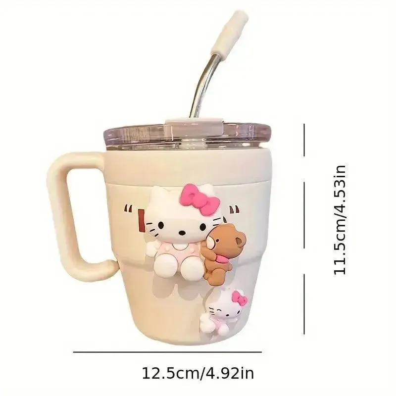 Sanrio Kuromi Hello Kitty Stainless Steel Mug (480 ml)