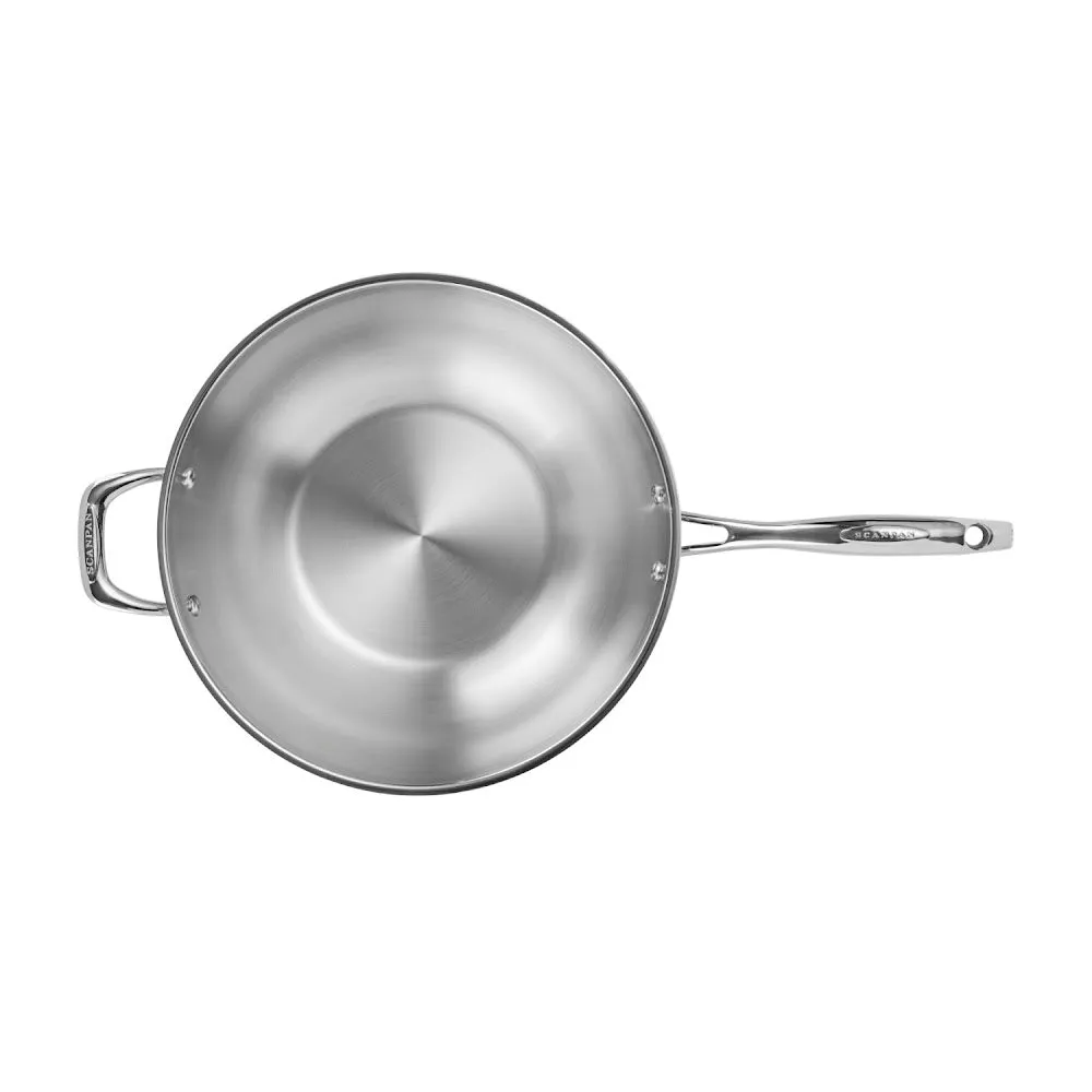 SCANPAN STS 32cm Wok with Helper Handle