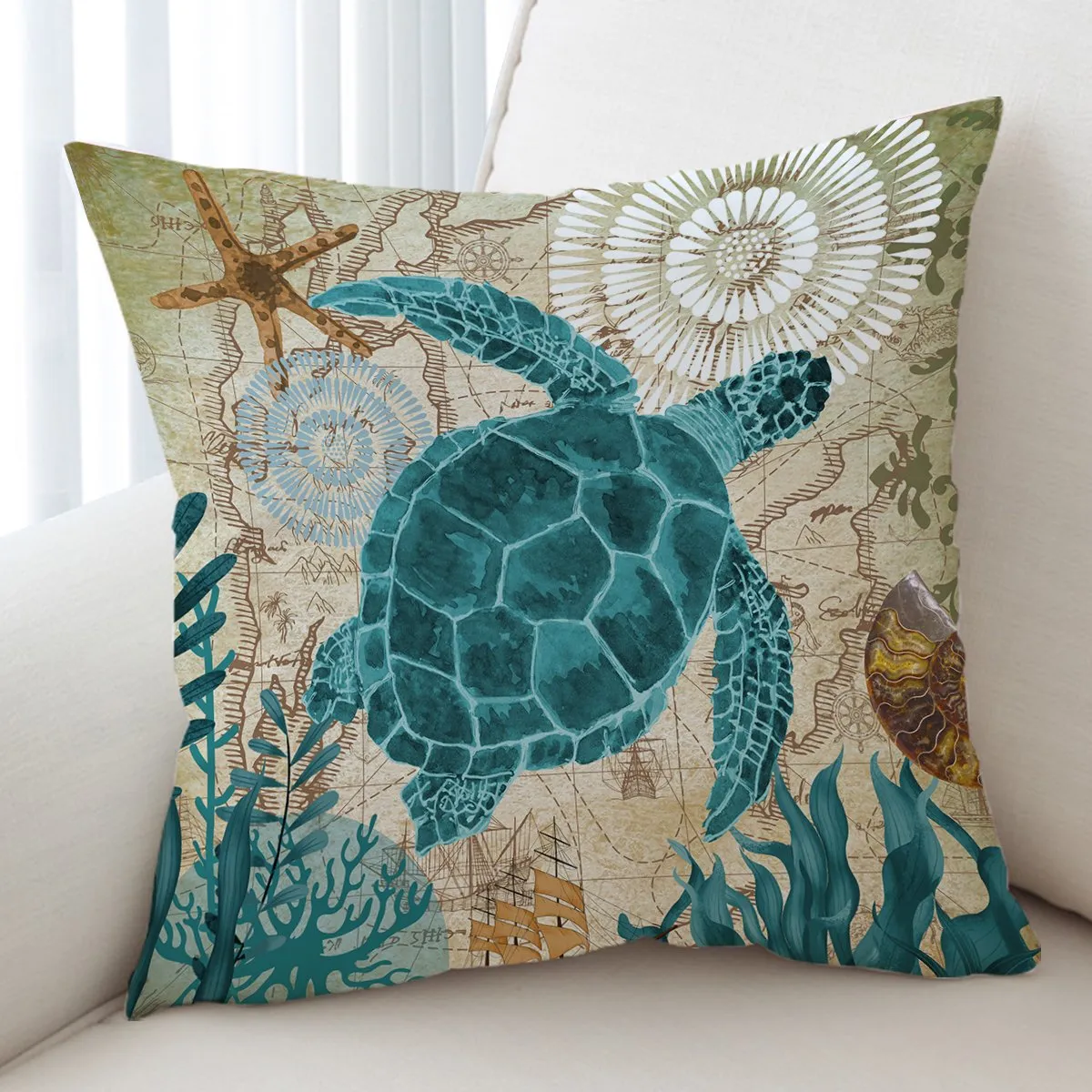 Sea Turtle Love Duvet Cover Set