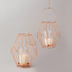 Set of 2 Iron Lanterns