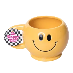 Shaped Ceramic Smiley Mug