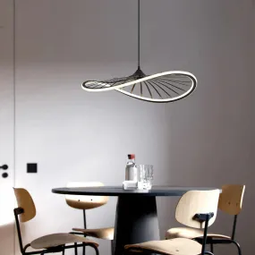 Simple Ring Shaped Chandelier Led Modern Fan Shaped Chandelier