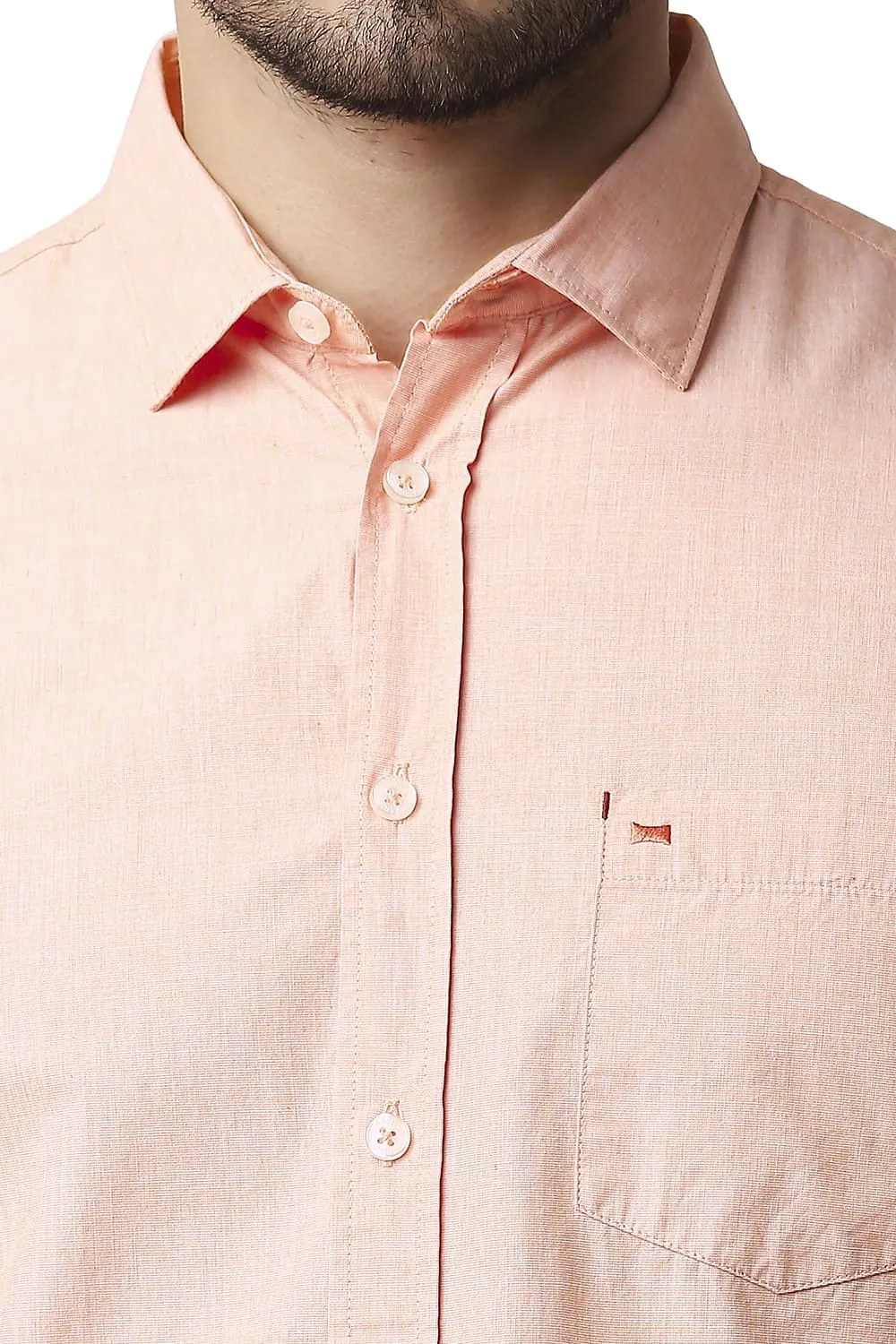 Slim Fit Fil-a-fil Shirt