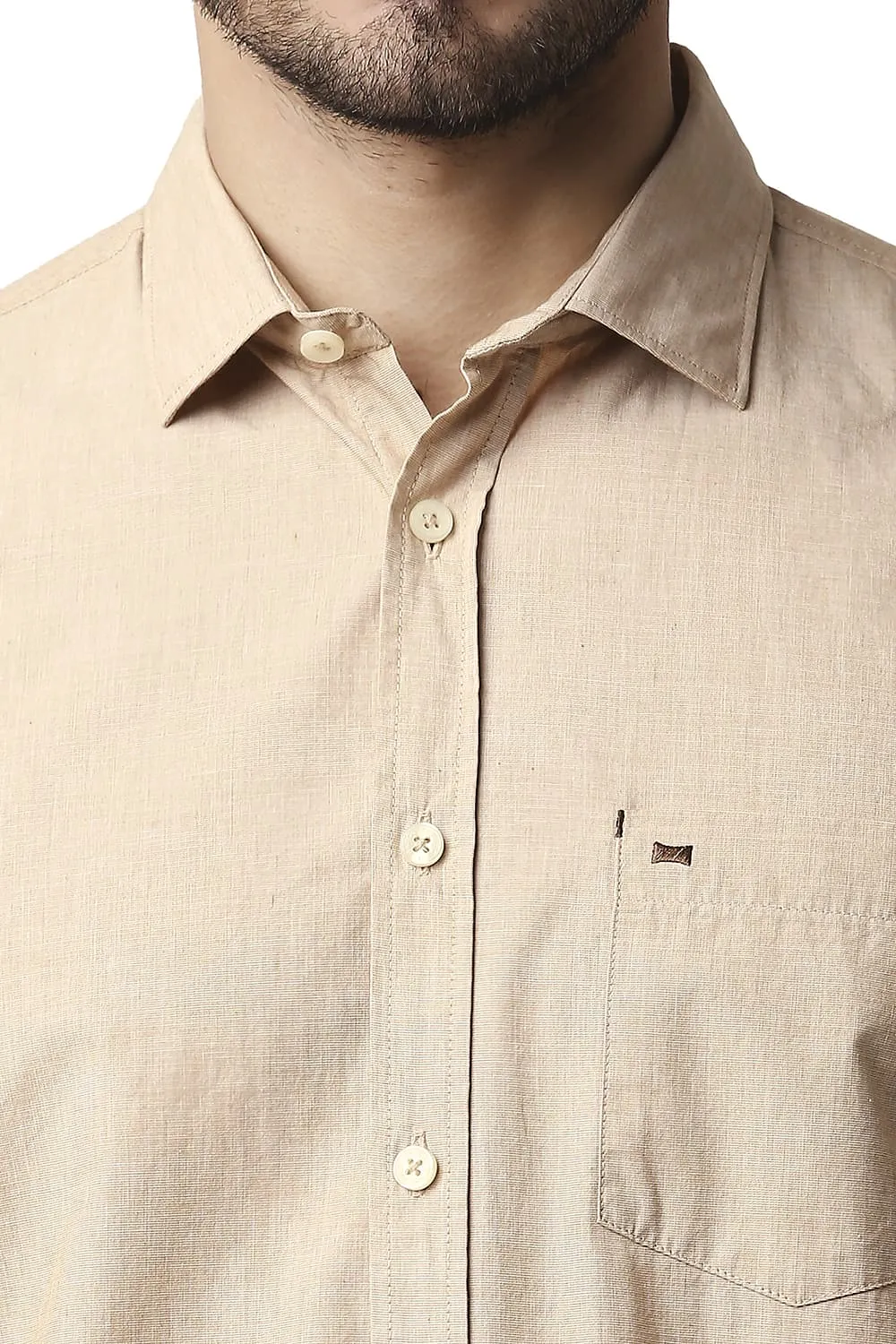 Slim Fit Fil-a-fil Shirt