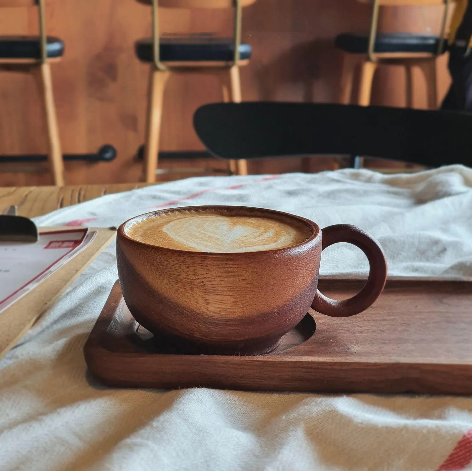 Small Wooden Coffee Cup