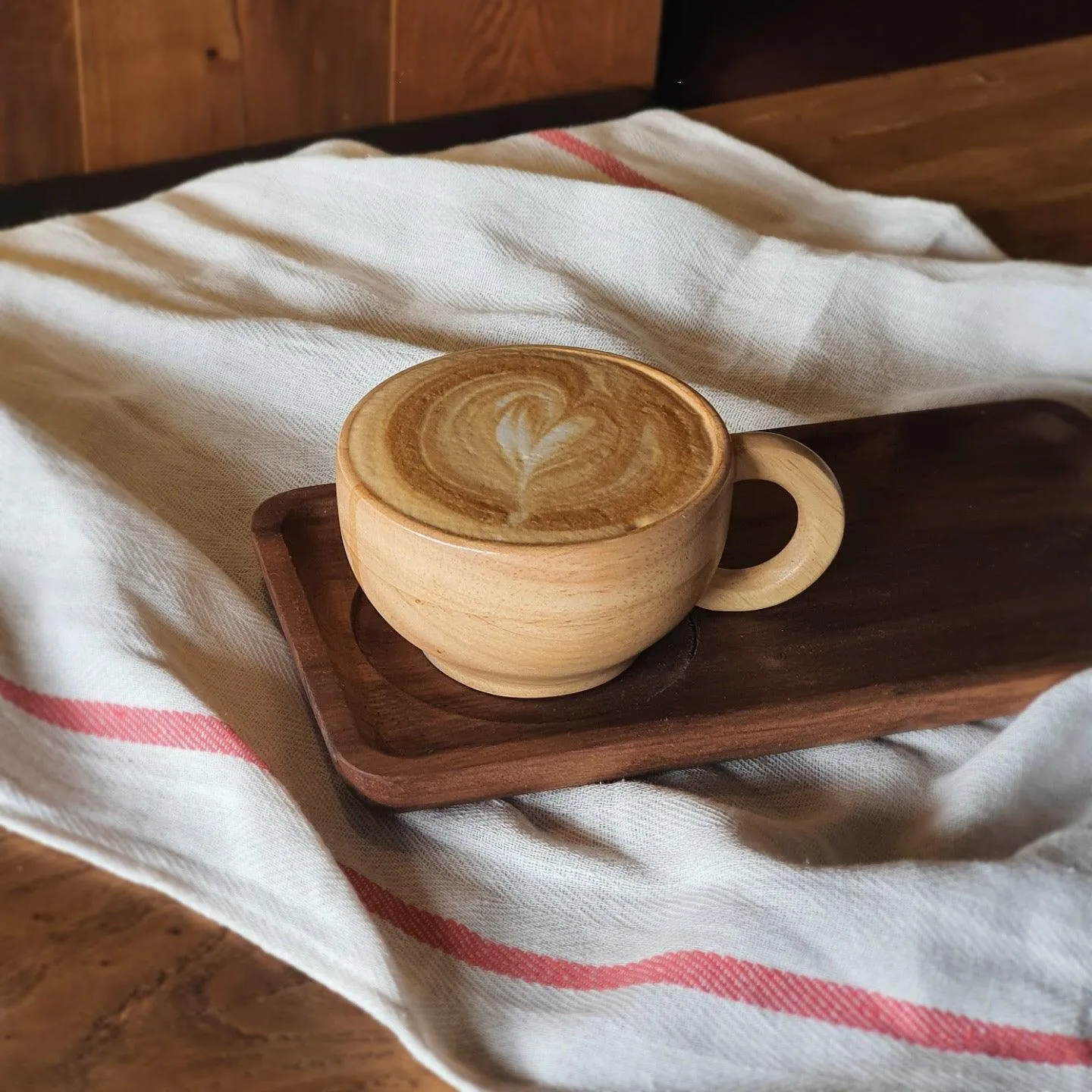 Small Wooden Coffee Cup