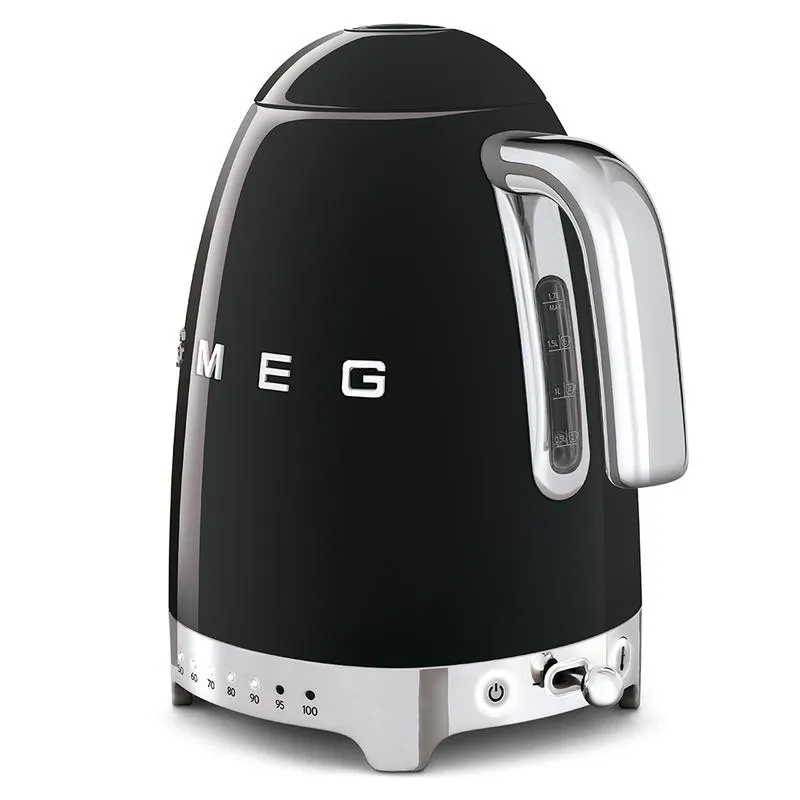 SMEG KLF04BLUK 50s Retro Style Jug Kettle Black