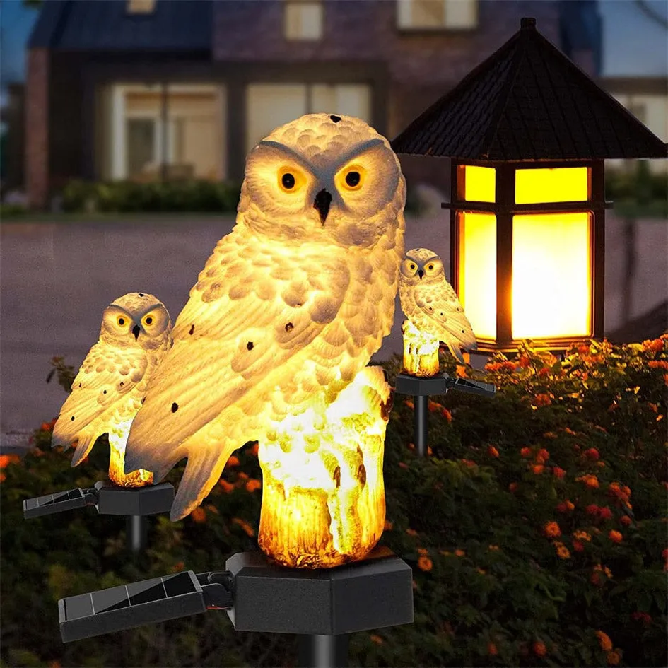 Solar Owl Light LED Waterproof