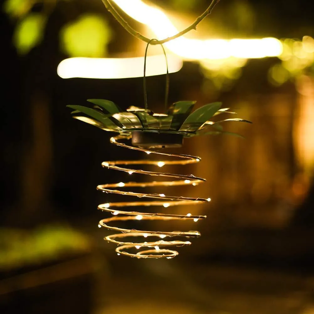 Solar Pineapple Lantern