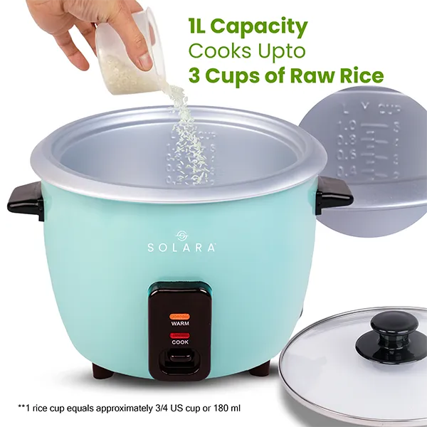 Solara Electric Rice Cooker - One Touch