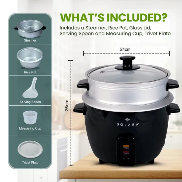 Solara Electric Rice Cooker - One Touch