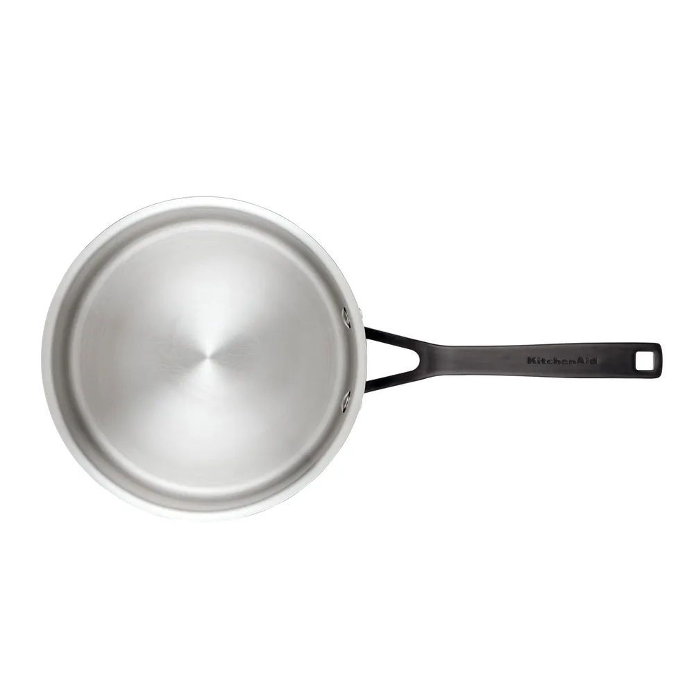 Stainless Steel 5-Ply Clad 3-Quart Saucepan with Lid