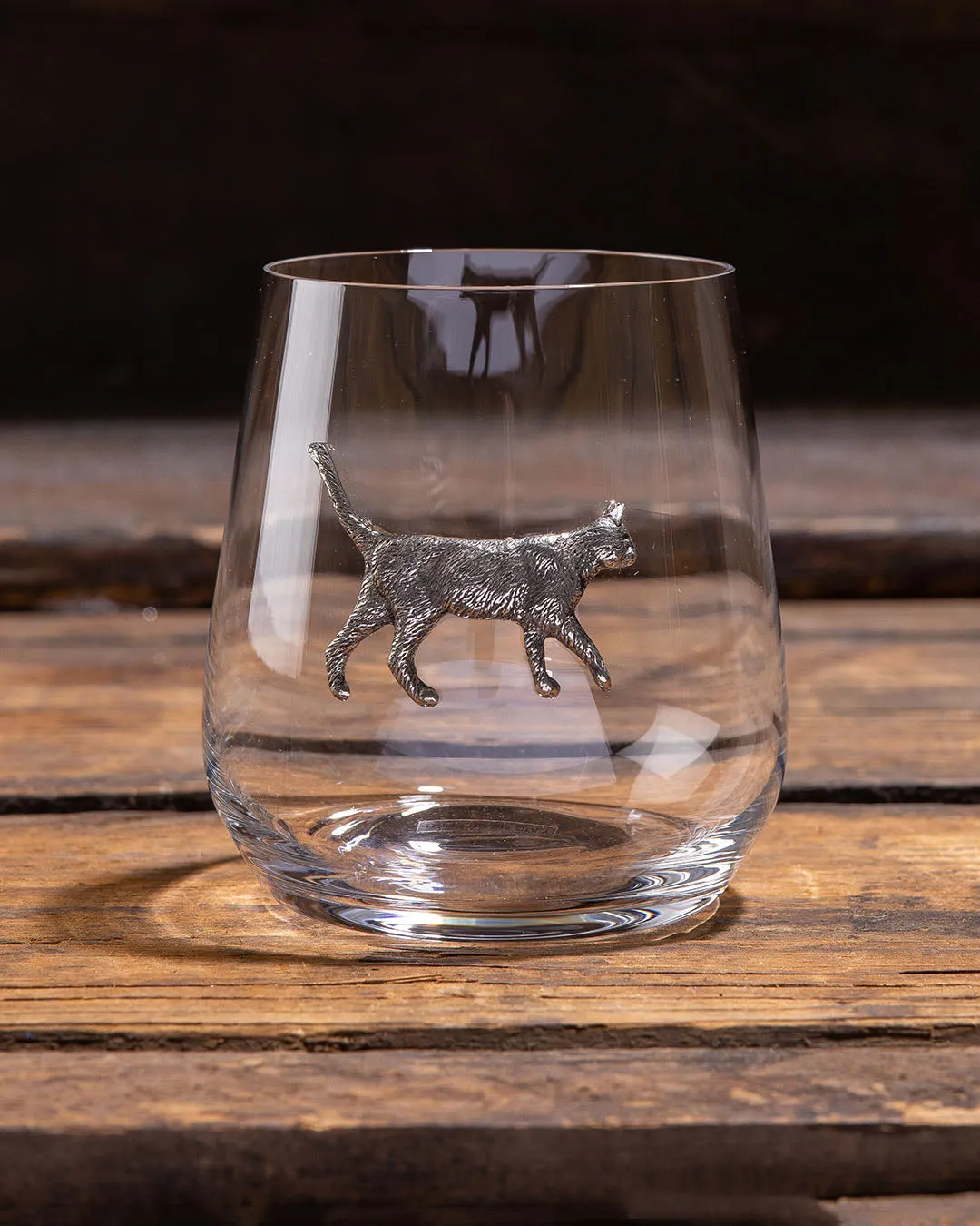 Stemless Wine Glass | Cat