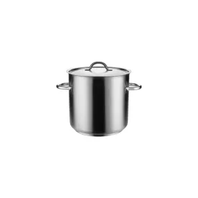 Stockpot - 18/10, with Cover, 280x280mm /16.5Lt  |PUJADAS Top Line