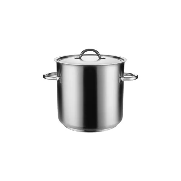 Stockpot - 18/10, with Cover, 320x320mm /24.0Lt  |PUJADAS Top Line