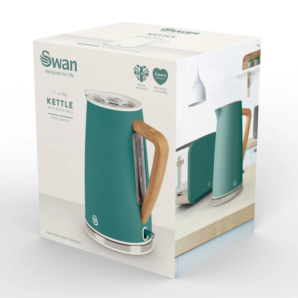 Swan 1.7L Nordic Style Cordless Kettle