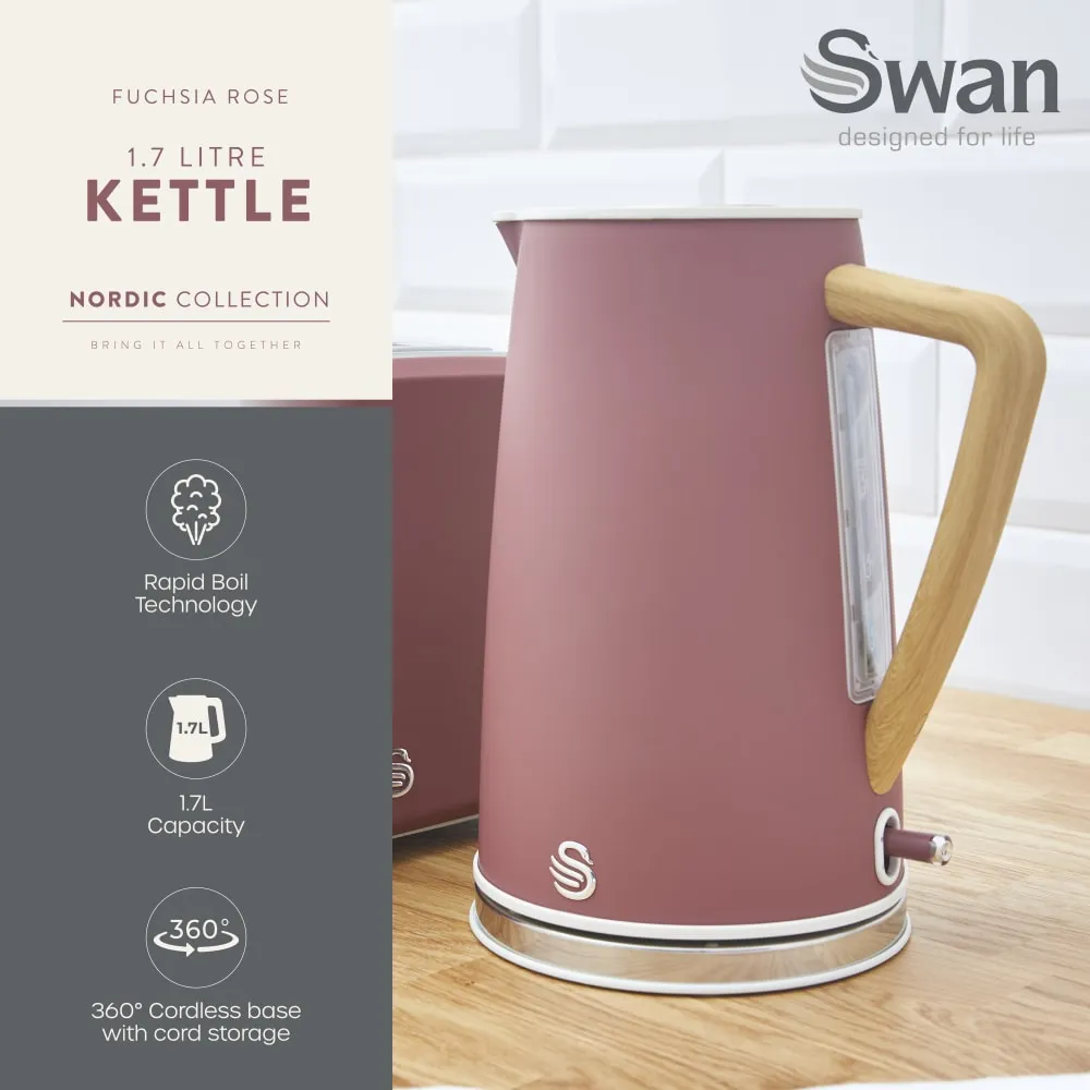 Swan 1.7L Nordic Style Cordless Kettle