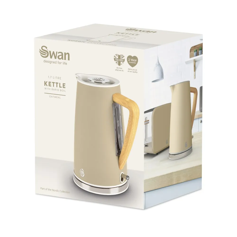 Swan 1.7L Nordic Style Cordless Kettle