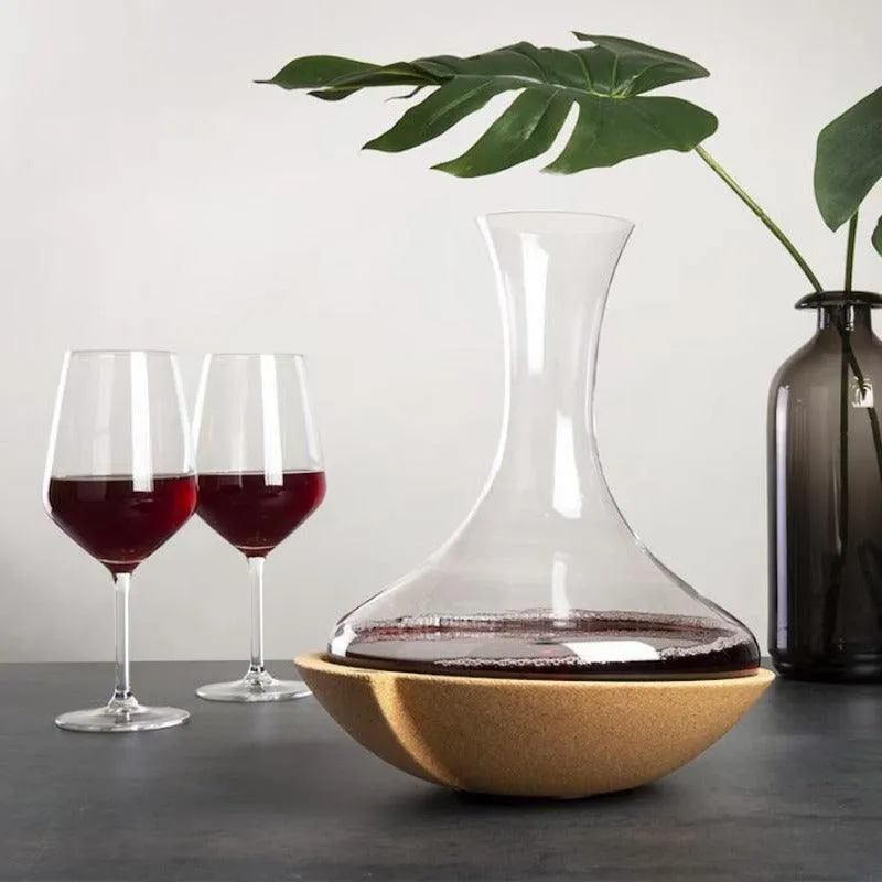 SWIRLING WINE CRYSTAL DECANTER-MADE IN GERMANY