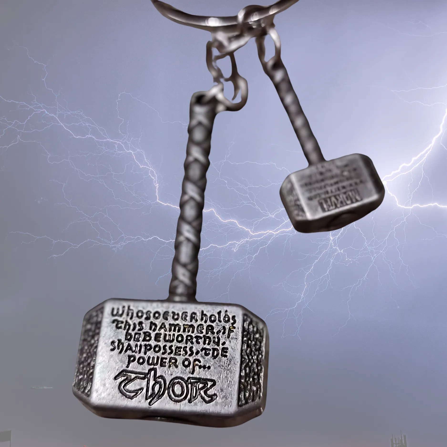 Thor Hammer Keychain