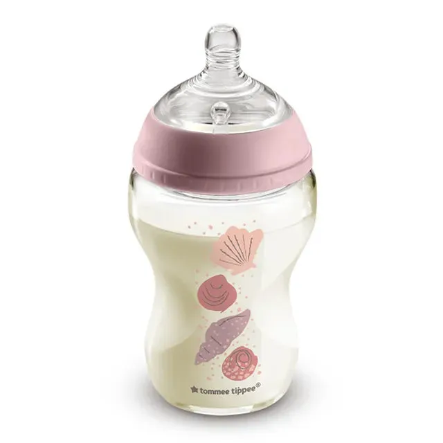 Tommee Tippee Closer To Nature Glass -250ML, Girl