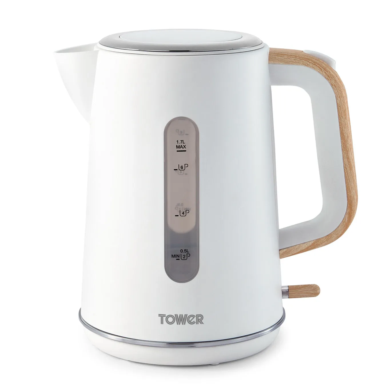 Tower Scandi 3KW 1.7L Rapid Boil Kettle - White