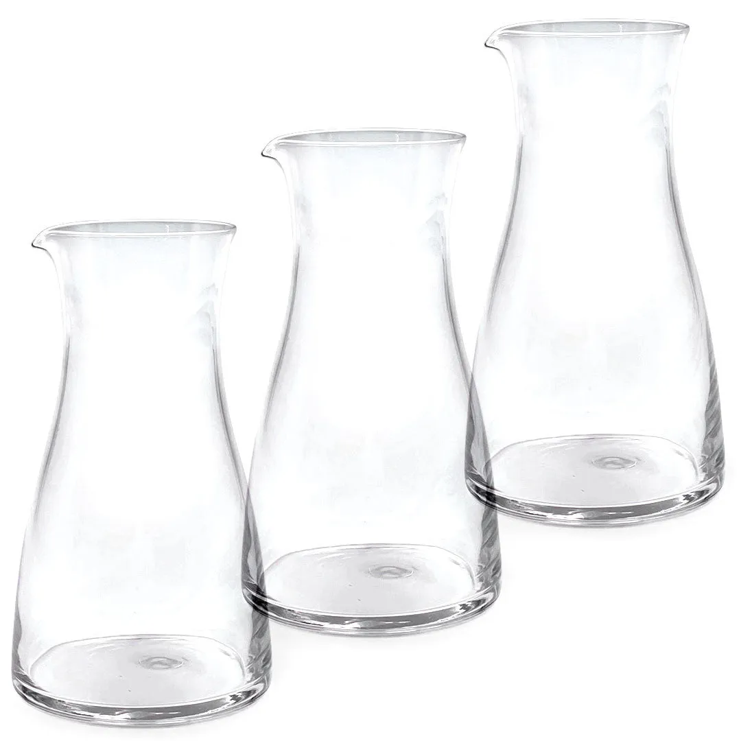 Toyo-Sasaki Glass Sake Server 10 fl oz (Set of 3)