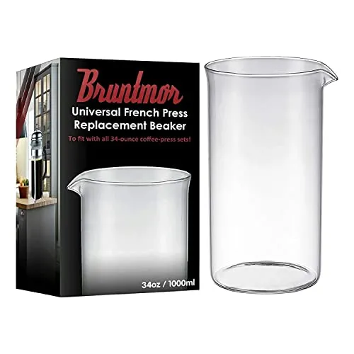 Universal Replacement Beaker Spare Heat & Shock Resistant Borosilicate Glass Carafe