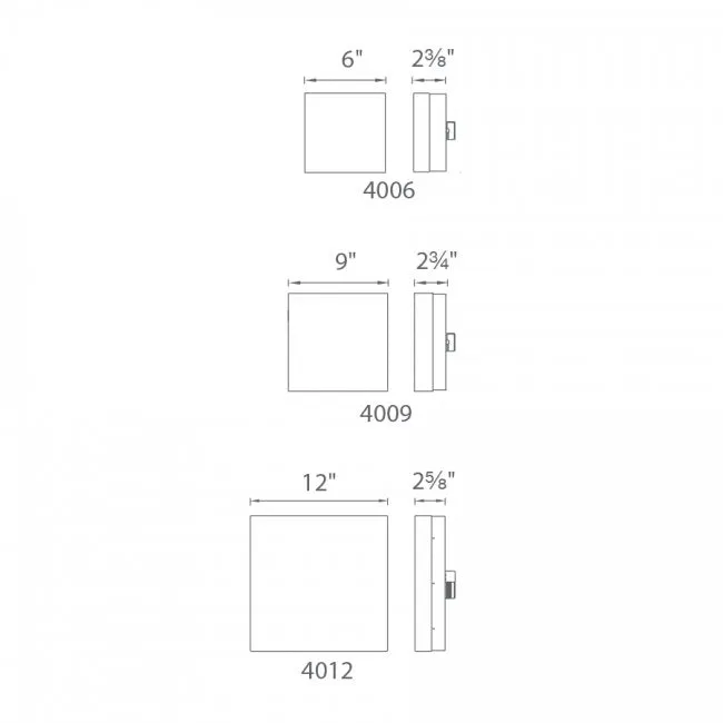 WAC Dice 9" LED Flush Mount