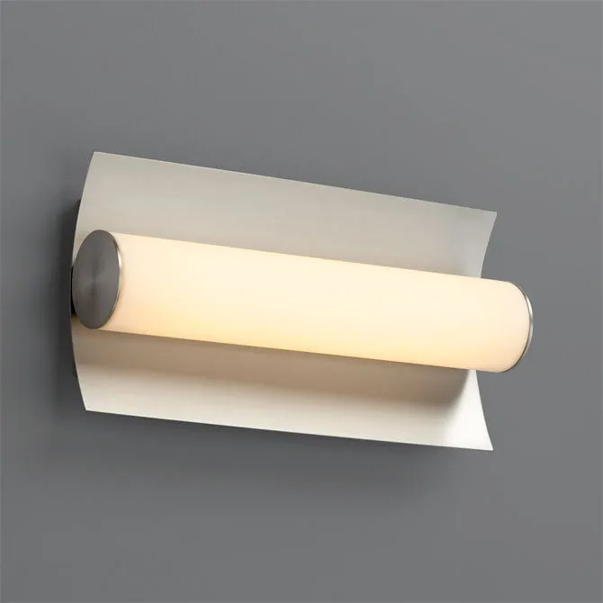 Wave 13" Sconce - Satin Nickel