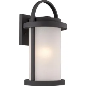 Willis 18 In. LED Outdoor Wall Light Black Finish