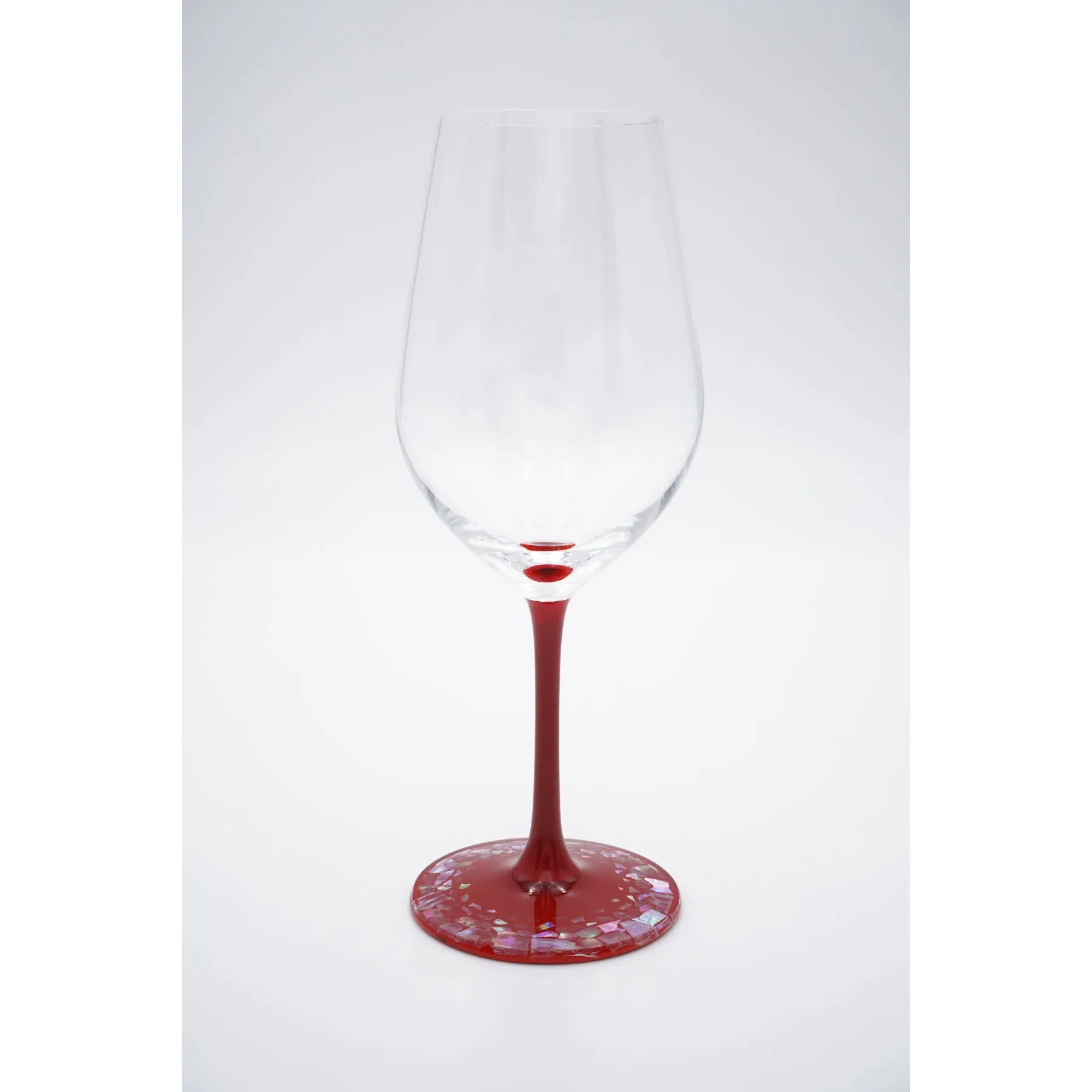 Wine Crystal Glass Stone Wall