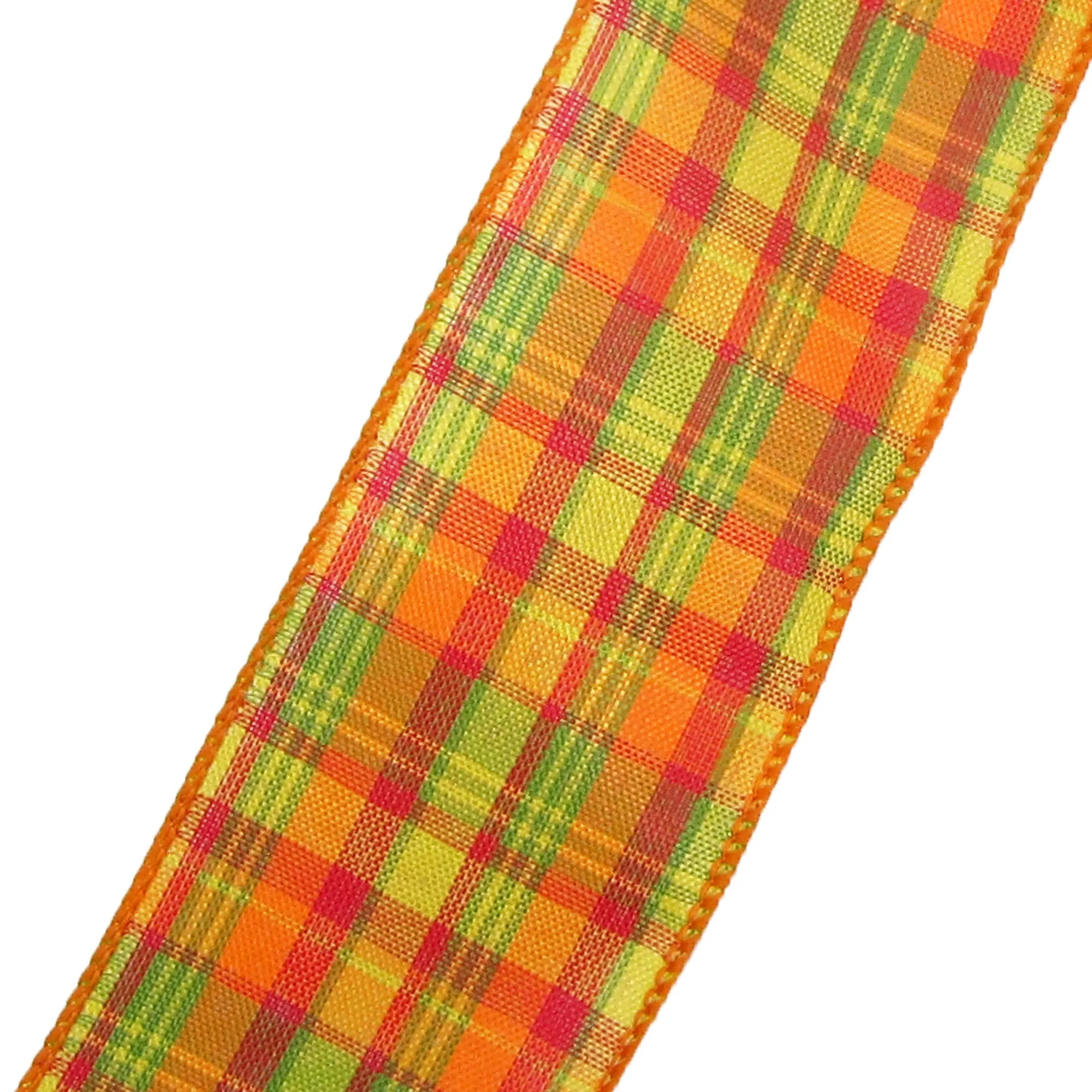 Wired Cider Plaid Ribbon (#40-2.5"Wx10Yards)