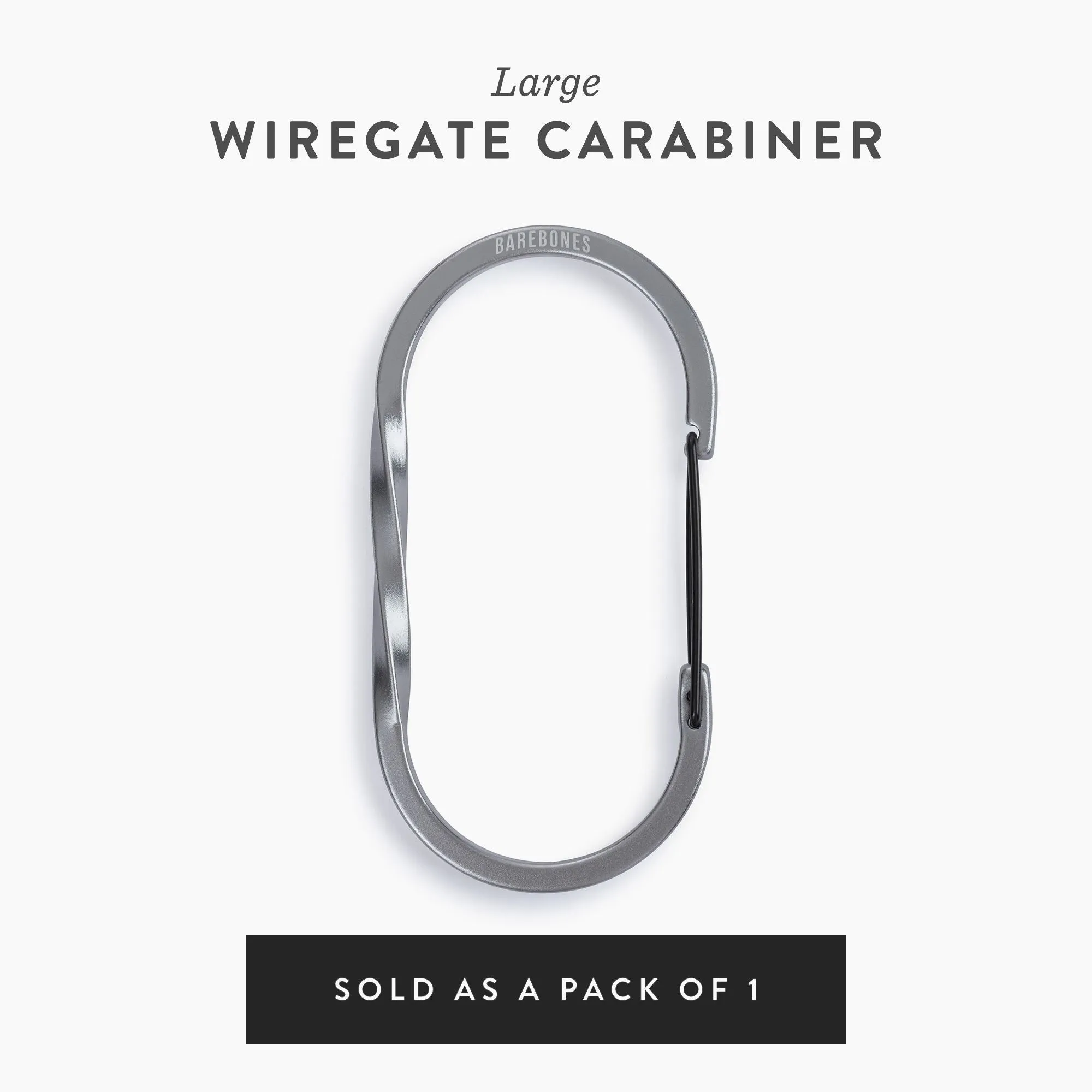 Wiregate Carabiners - 3 Sizes